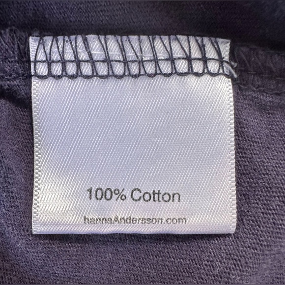 189. Kids Hanna Andersson Navy Blue Collared Short Sleeve T-Shirt - Picture 11 of 13